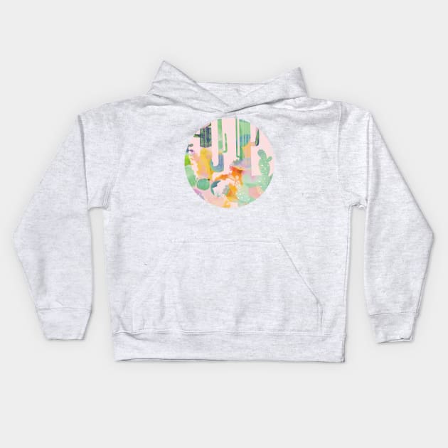 Cacti or Coral Kids Hoodie by KatherineBlowerDesigns